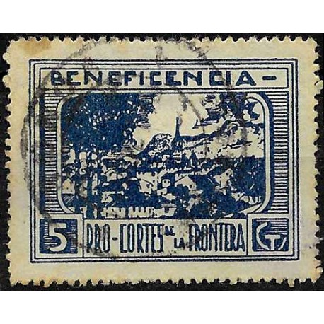 Viñeta. Pro Cortes de la Frontera. Beneficencia. 5 Céntimos (Usado)