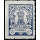Viñeta. Cocinas Económicas. Cortegana. 5 Céntimos (Nuevo, con señal de fijasellos)