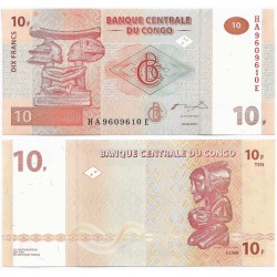 (93) Congo. 2003. 10 Francs (SC)
