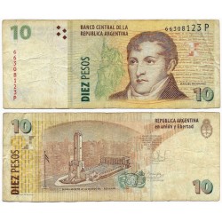 (354b) Argentina. 2003. 10 Pesos (BC)