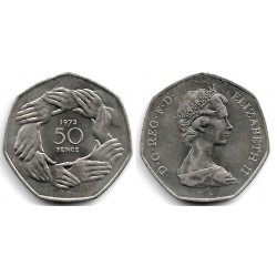 (918) Gran Bretaña. 1973. 50 Pence (SC)