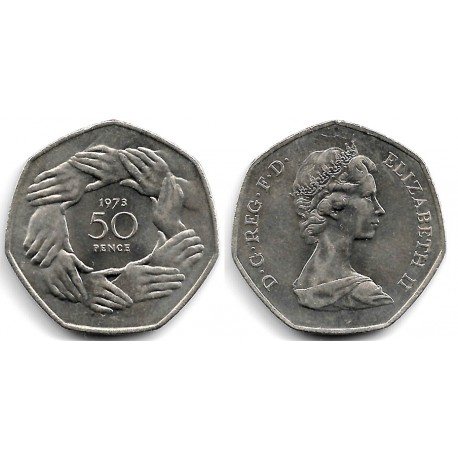 (918) Gran Bretaña. 1973. 50 Pence (SC)