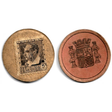 España (II República). Sin Fecha. 5 Céntimos (BC-)