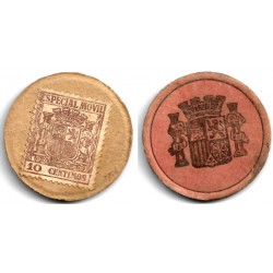 España (II República). Sin Fecha. 10 Céntimos (MBC)