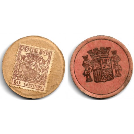 España (II República). Sin Fecha. 10 Céntimos (MBC)