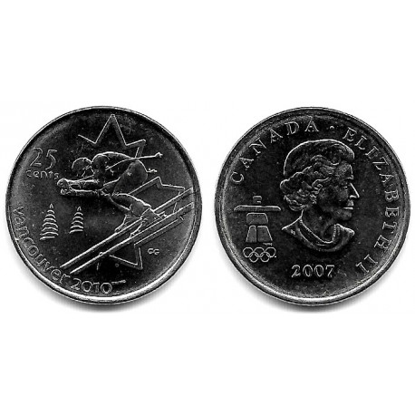 (682) Canadá. 2007. 25 Cents (SC)