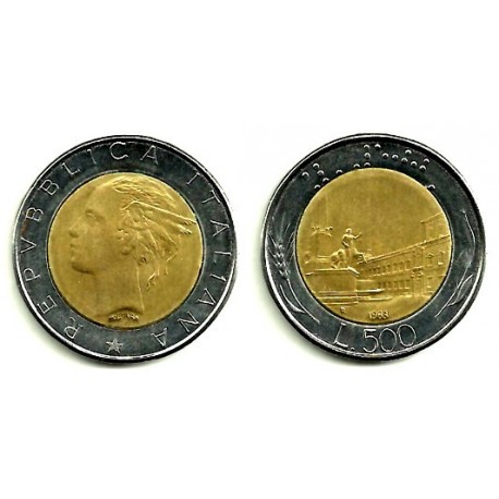 (111) Italia. 1983(R). 500 Lira (MBC)