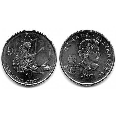 (684) Canadá. 2007. 25 Cents (EBC+)