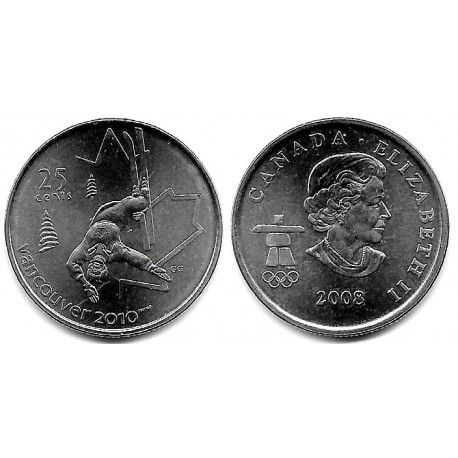 (765) Canadá. 2008. 25 Cents (EBC+)