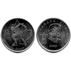(842) Canadá. 2009. 25 Cents (EBC+)