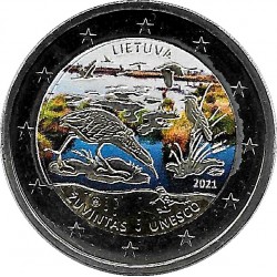 Lituania. 2021. 2 Euro (SC) Coloreada