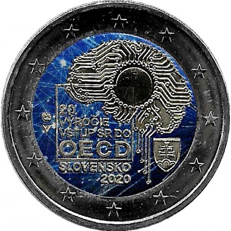 Eslovaquia. 2020. 2 Euro (SC) Coloreada