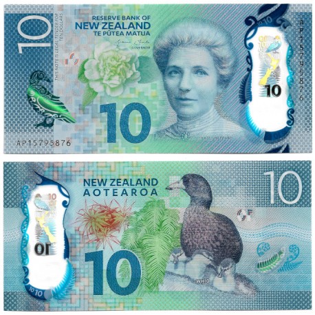 (192) Nueva Zelanda. 2015. 10 Dollars (SC)