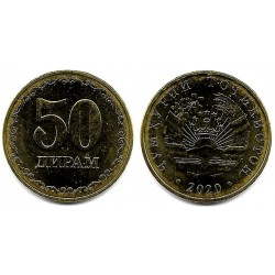 Tayikistán. 2020. 50 Dirams (SC)