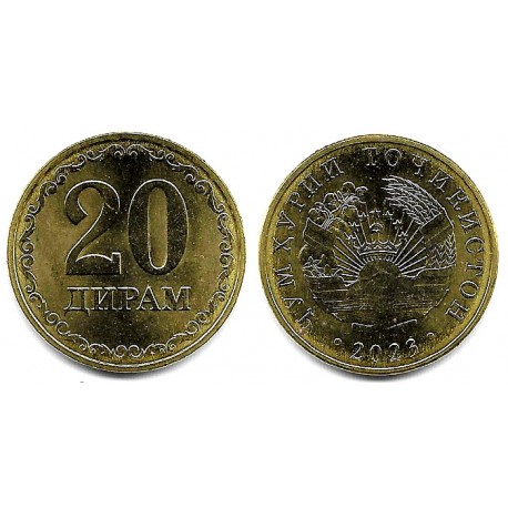 Tayikistán. 2023. 20 Dirams (SC)