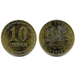 Tayikistán. 2020. 10 Dirams (SC)