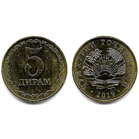 Tayikistán. 2019. 5 Dirams (SC)