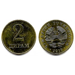 Tayikistán. 2019. 2 Dirams (SC)