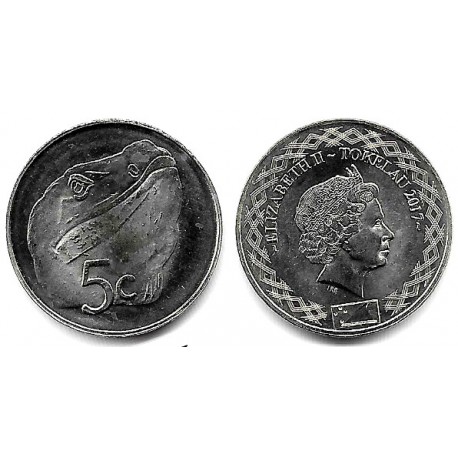 Tokelau. 2017. 5 Cents (SC)