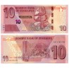 (W103) Zimbabue. 2020. 10 Dollars (SC)
