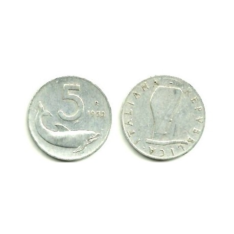 (92) Italia. 1953(R). 5 Lira (BC)