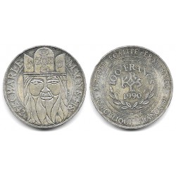 (982) Francia. 1990. 100 Francs (EBC) (Plata)