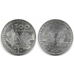 (1116) Francia. 1995. 100 Francs (EBC) (Plata)