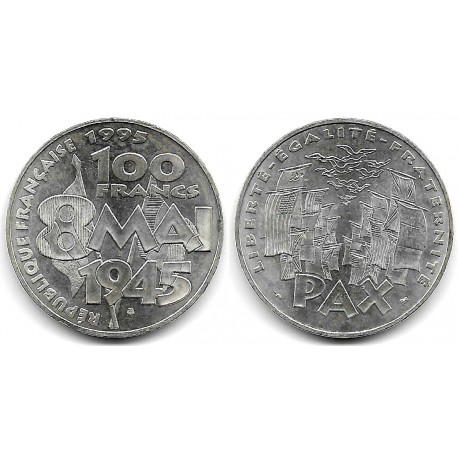 (1116) Francia. 1995. 100 Francs (EBC) (Plata)