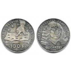(996) Francia. 1991. 100 Francs (EBC) (Plata)