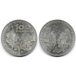(1116) Francia. 1995. 100 Francs (EBC) (Plata)