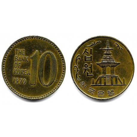 (6a) Corea del Sur. 1979. 10 Won (MBC+)