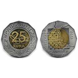 (47) Croacia. 1997. 25 Kuna (SC)