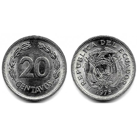 (77.2a) Ecuador. 1975. 20 Centavos (SC)
