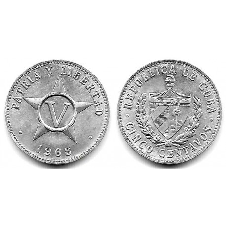 (34) Cuba. 1968. 5 Centavos (SC-)