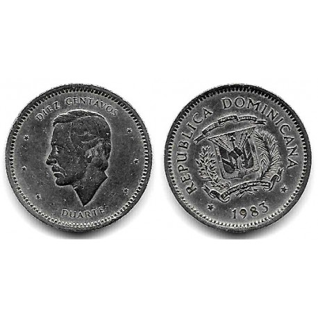 (60) República Dominicana. 1983. 1 Centavo (BC+)