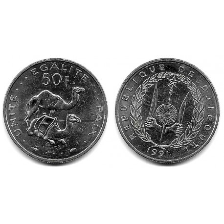 (25) Djibouti. 1991. 50 Francs (SC)
