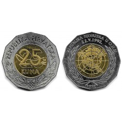(48) Croacia. 1997. 25 Kuna (SC)