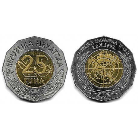 (48) Croacia. 1997. 25 Kuna (SC)