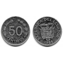 (87) Ecuador. 1985. 50 Centavos (EBC)