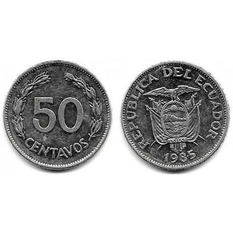 (87) Ecuador. 1985. 50 Centavos (EBC)