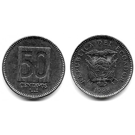 (90) Ecuador. 1988. 50 Centavos (SC)