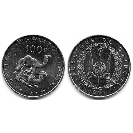(26) Djibouti. 1991. 100 Francs (SC)
