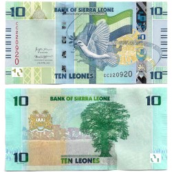 (W37) Sierra Leona. 2022. 10 Leones (SC)