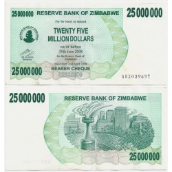 (56) Zimbabue. 2008. 25 Million Dollars (EBC)