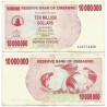 (55a) Zimbabue. 2008. 10 Million Dollars (MBC)