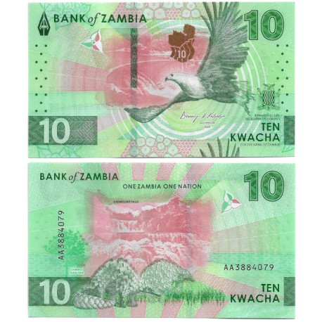 (W62) Zambia. 2024. 10 Kwacha (SC)