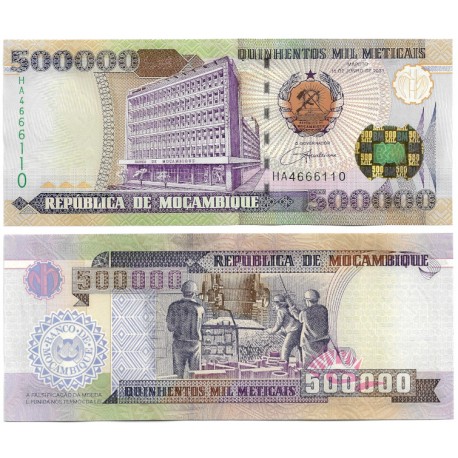 (142) Mozambique. 2003. 500000 Meticais (SC)