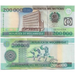 (141) Mozambique. 2003. 200000 Meticais (SC)