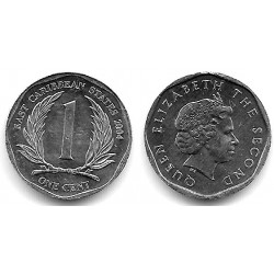 (34) Estados Orientales Caribeños. 2004. 1 Cent (SC)