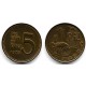 (5) Corea del Sur. 1970. 5 Won (SC)